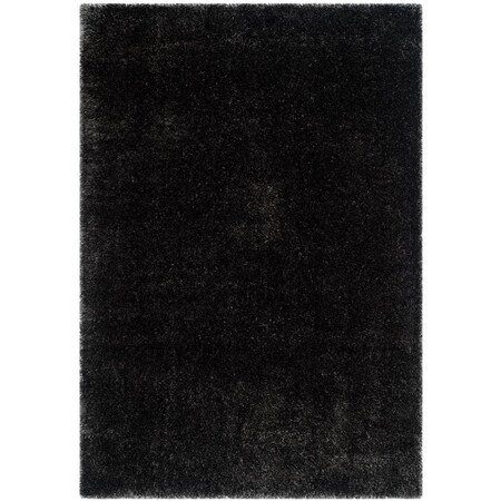 Safavieh 6 x 9 ft. Charlotte Shag Power Loomed Medium Rectangle Area Rug, Charcoal SGC720C-6